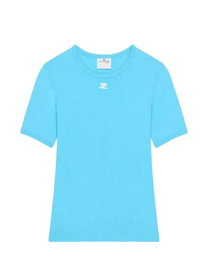 Courreges T-shirts - Blue | 2bb00c6fe6e7ce3bba217d004747d689b138e550