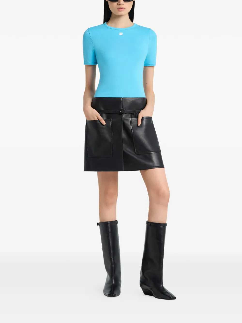 Courreges T-shirts - Blue | cc2c5eab41d07946a7c76f3edc41b6f167f42c52