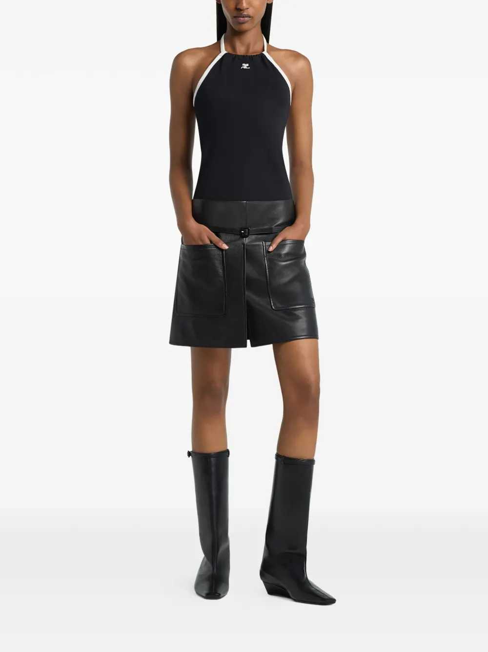 Courreges TOP - Black | 686d0d245a7565b5581ad878123d6e969003ac24