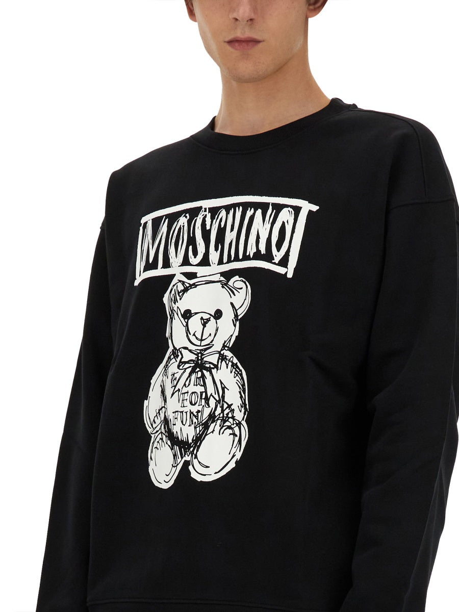 Moschino Sweatshirts - Black | Wanan Luxury