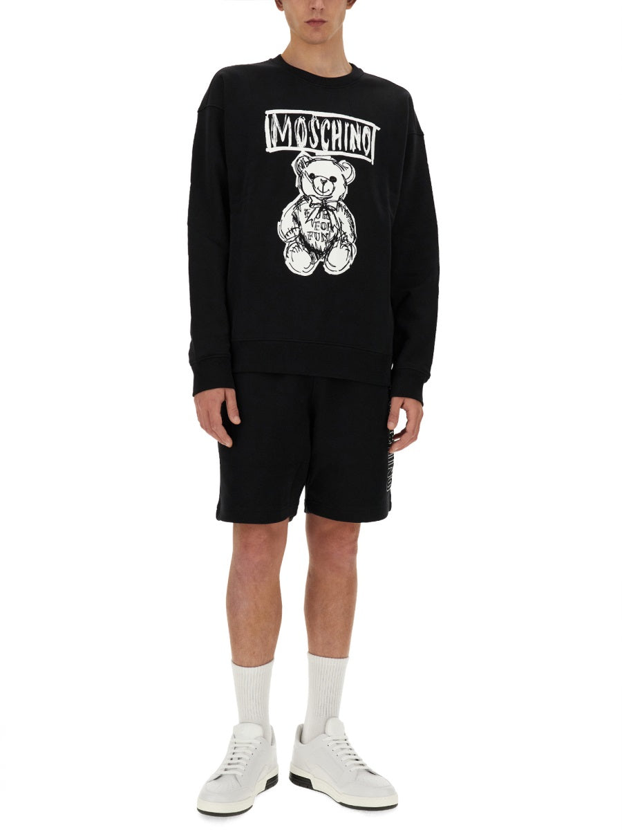 Moschino Sweatshirts - Black | Wanan Luxury