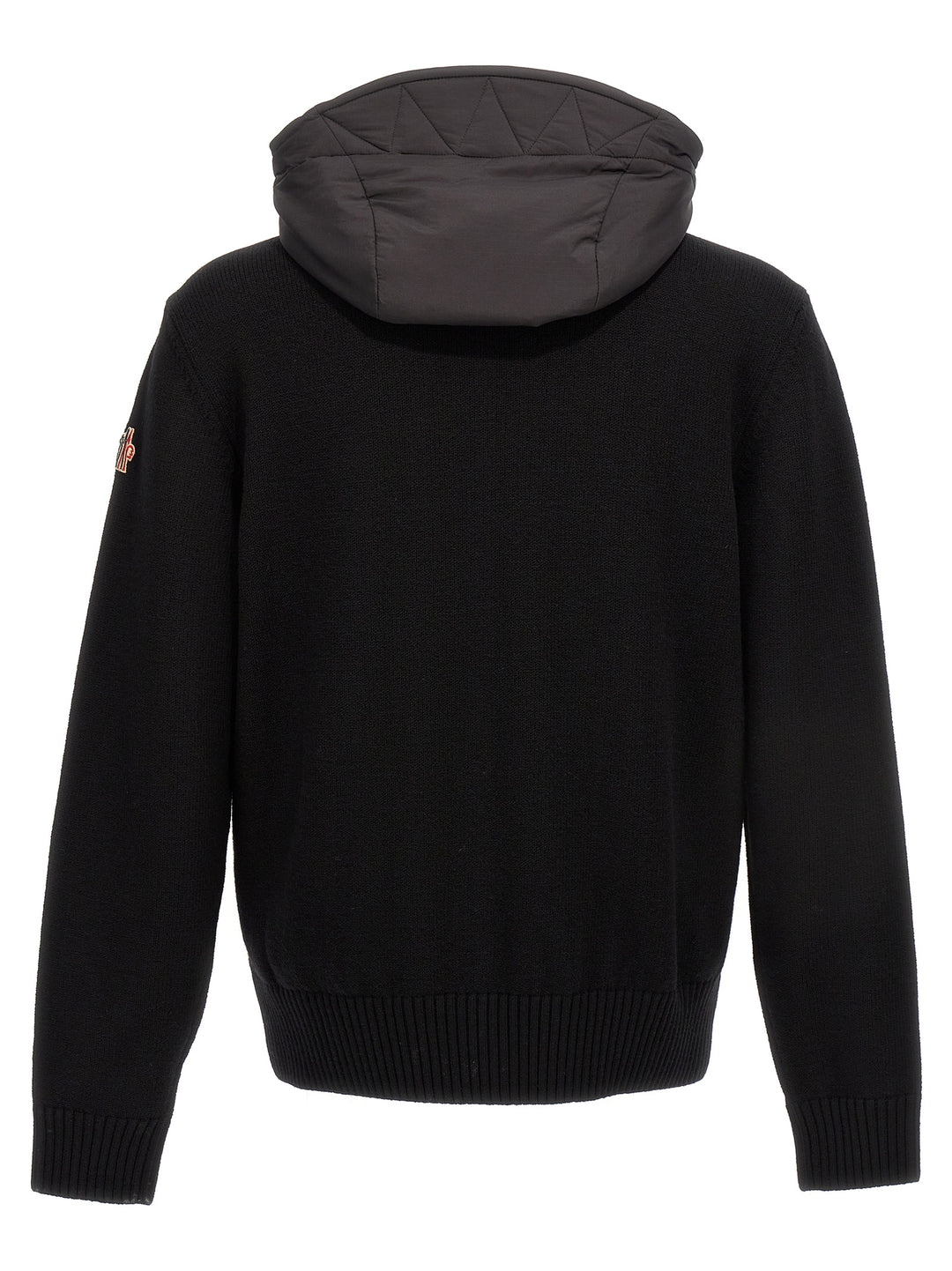 Moncler Grenoble Bimaterial Cardigan Sweaters and Cardigans - Black | d7d45cb05e336311d5eb4be315cf3b86cf572bc9