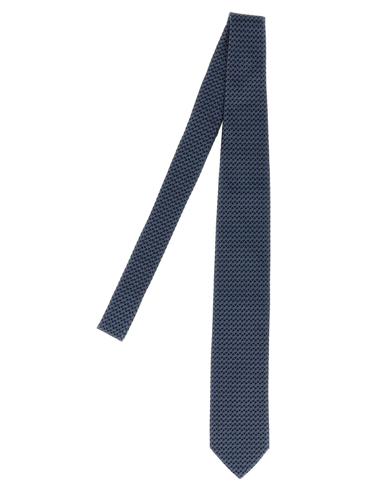 Pal Zileri Patterned Silk Tie Ties and Papillon - Blue | fe19ec1adecf68230950c9ec7bf8c4d71c4a1439