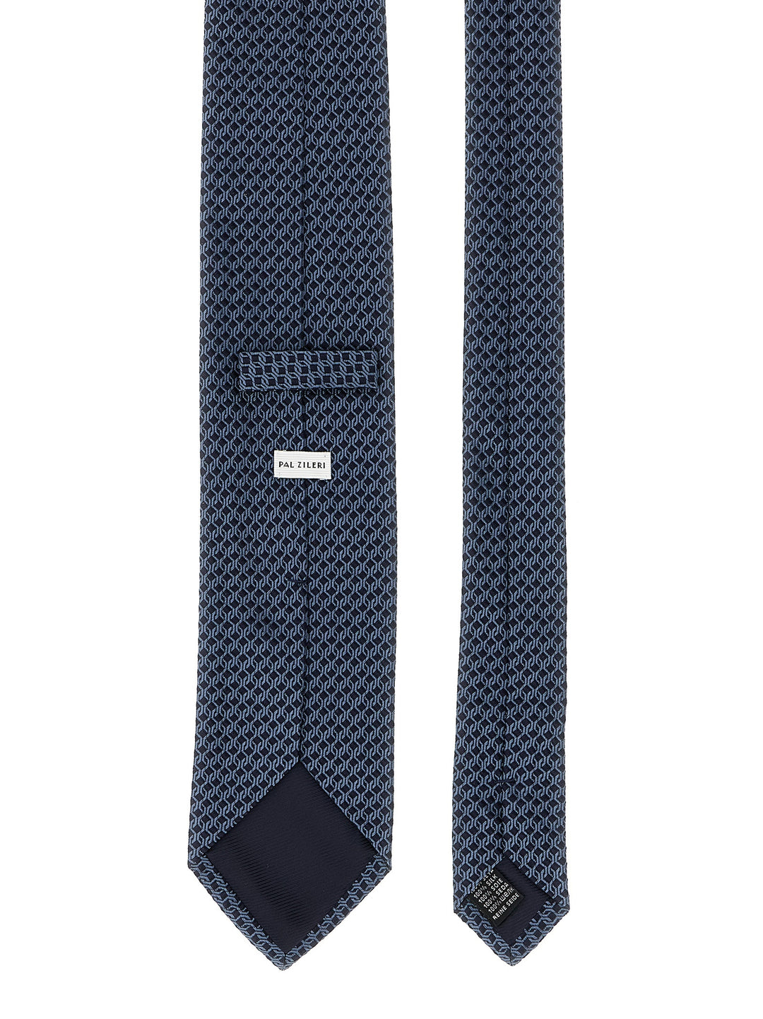 Pal Zileri Patterned Silk Tie Ties and Papillon - Blue | 059436c535566bf43340aed5e9c9692659871f79