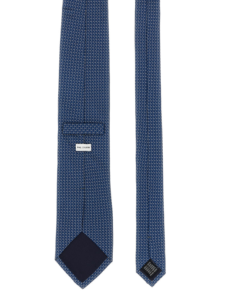 Pal Zileri Patterned Silk Tie Ties and Papillon - Blue | d0f4b449b0e30dd374e2b0427e267cf89cc5edb8