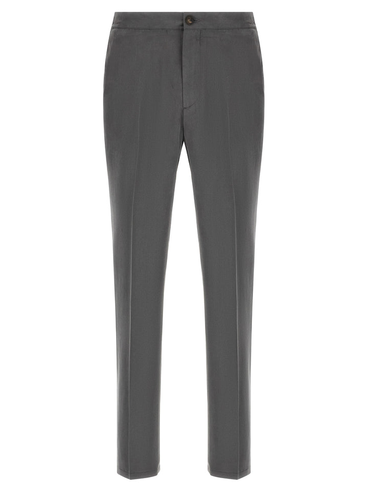 Pal Zileri Effortless Pants - Gray | 46a36c0a3f0b09a42f15051796c29a002d7d2139