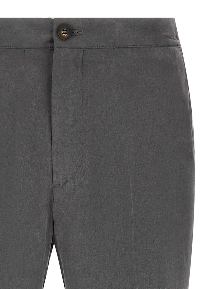 Pal Zileri Effortless Pants - Gray | 610421f4f256cda929e7ac2da85fece9907eb9e8