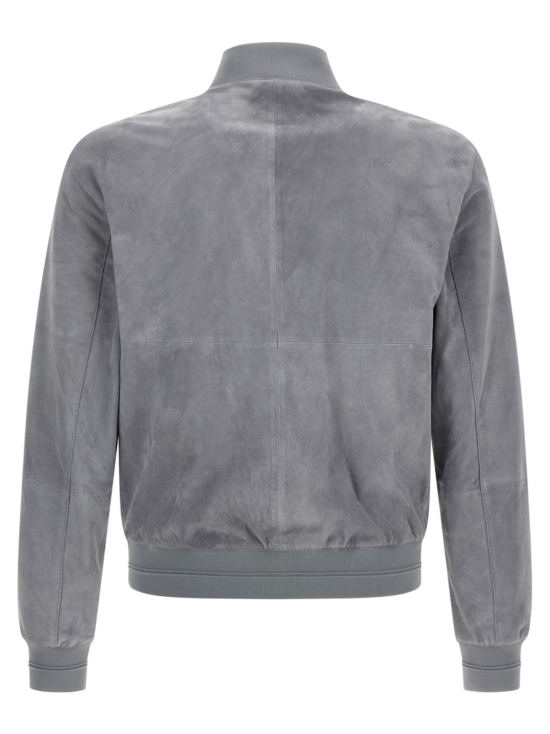 Pal Zileri Suede Jacket Puffer Jackets - Gray | ae7a842b0797bcd9259abfcd5b97dbb32c6be45f