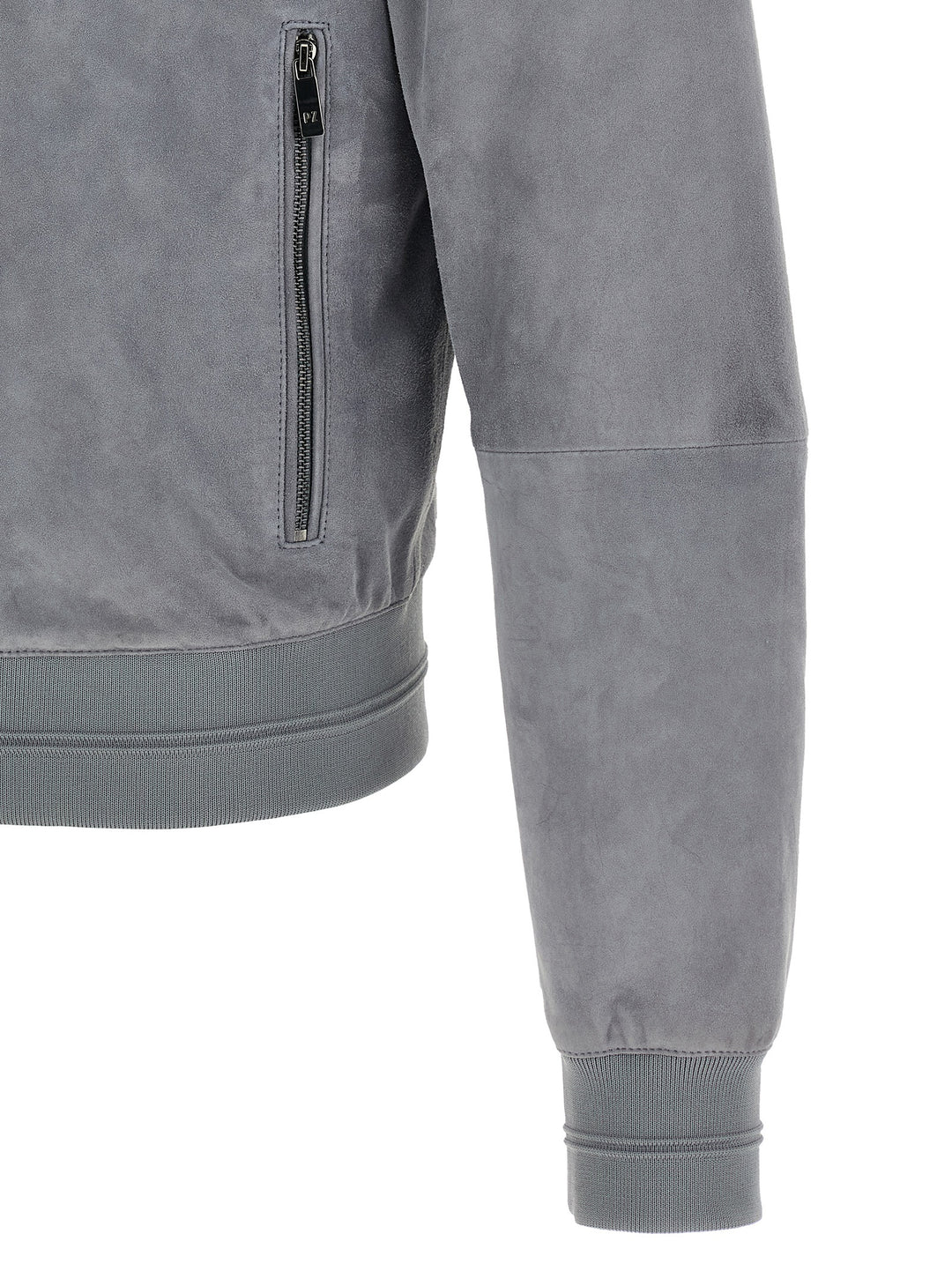 Pal Zileri Suede Jacket Puffer Jackets - Gray | 366d9c86098c0e968a6e67f2d9a06baec654079a