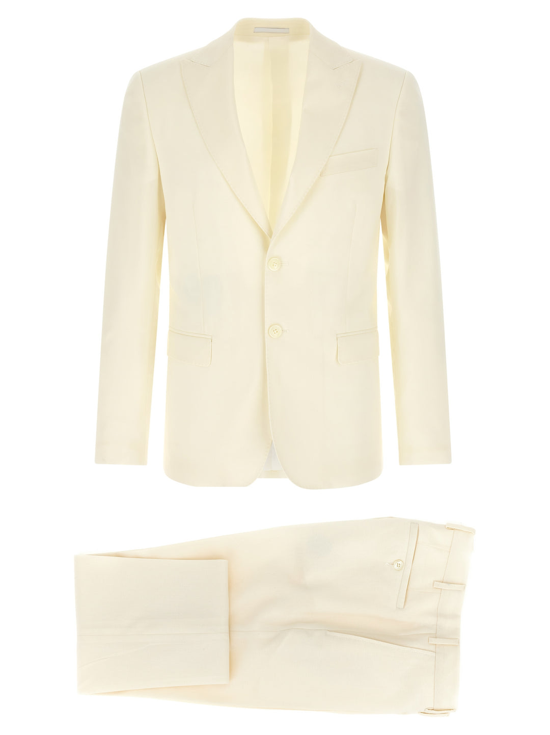 Pal Zileri Wool Dress - Ceremony Line Suits - White | be4c331b9865d776f720f2c66342f3845f617bf3