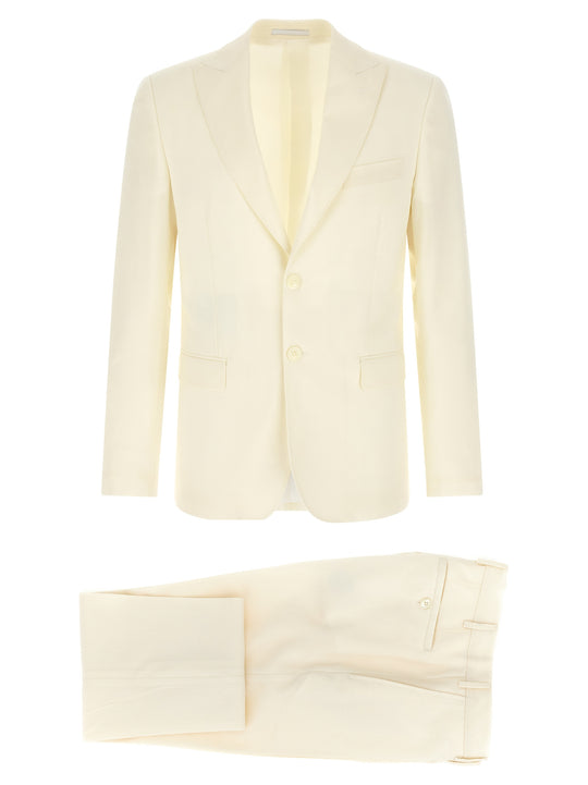 Wool Dress - Ceremony Line Suits White