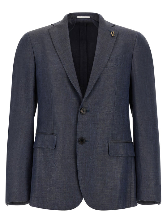 Single-Breasted Blazer Blue