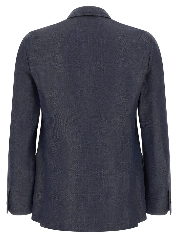 Pal Zileri Single-Breasted Blazer - Blue | 9afff0f50e55765105d8208e09806a5b75991808