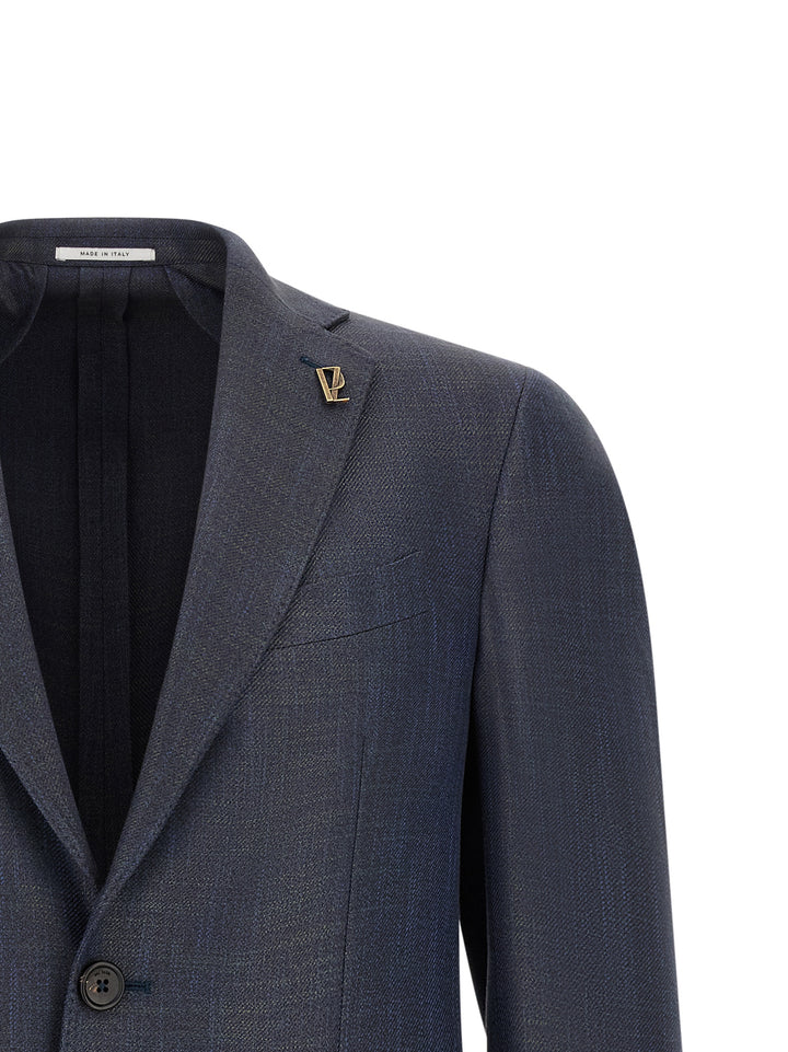 Pal Zileri Single-Breasted Blazer - Blue | 1b3b8c96e141e4edb0e60ec8cca431c7034cb1d6