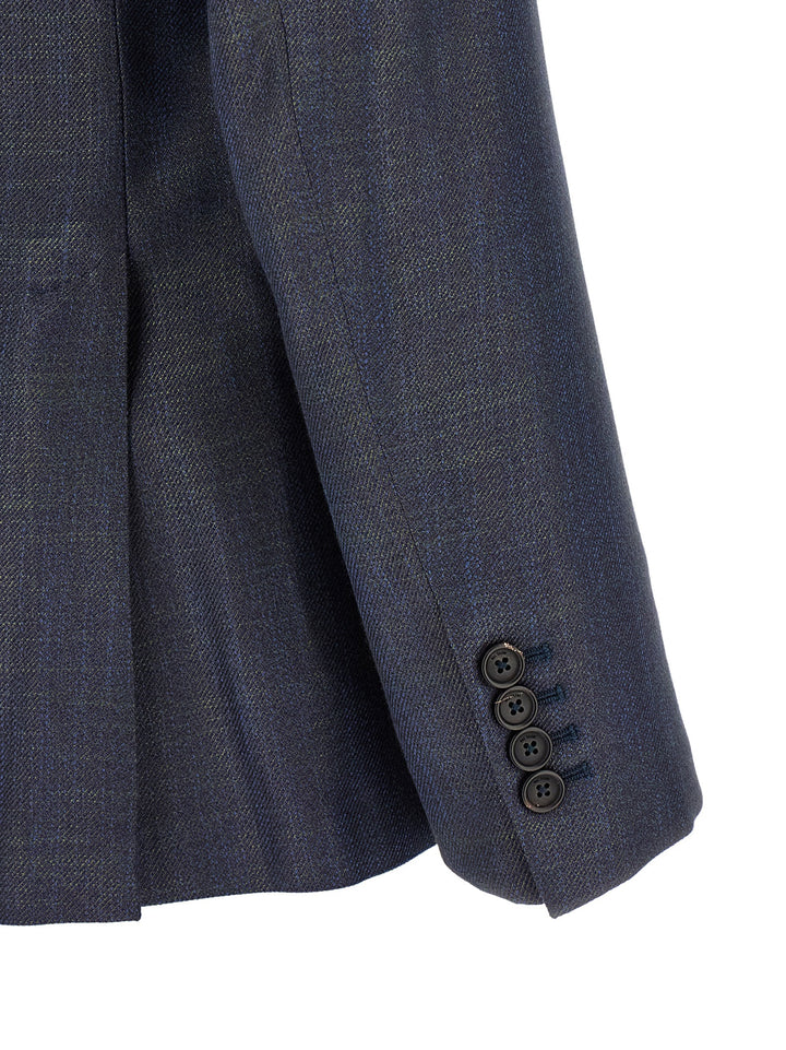 Pal Zileri Single-Breasted Blazer - Blue | 454f2dd0f3bd39eccb09e637e4347d5917c0101e