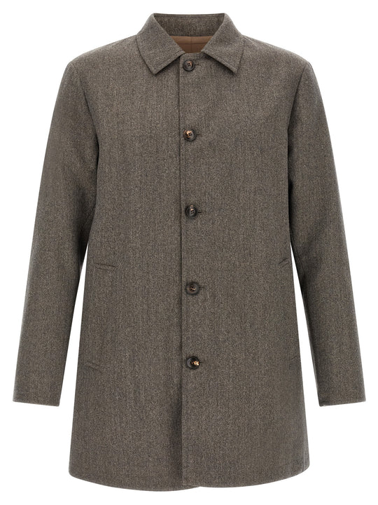 Reversible Waterproof Coats And Trench Coats Brown
