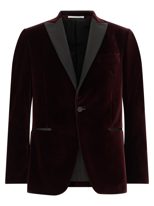 Velvet Blazer Bordeaux