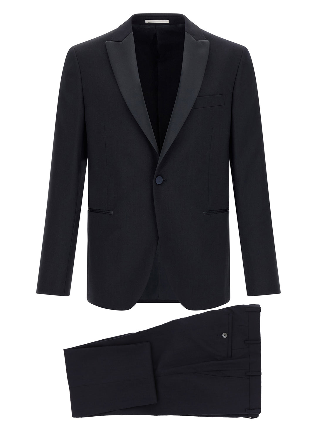 Pal Zileri Wool And Satin Dress Suits - Black | f89c52fe9d20f078a26fa615885bea34657b819d