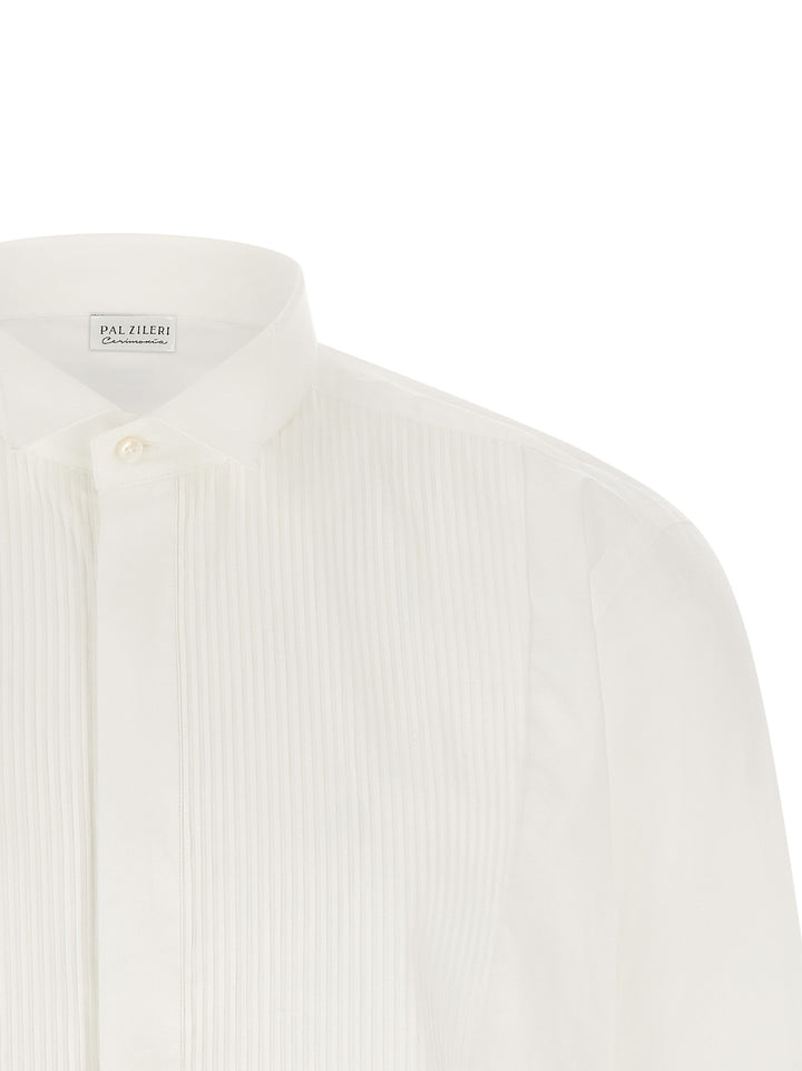 Pal Zileri Tuxedo Shirt - Ceremony Line Shirt and Blouse - White | 7e407a89ce5157713d7e307ee37974090105131b
