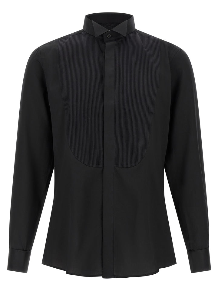 Pal Zileri Tuxedo Shirt - Ceremony Line Shirt and Blouse - Black | afd1870ff72544e16431f1a1e5a853b474ccb67f