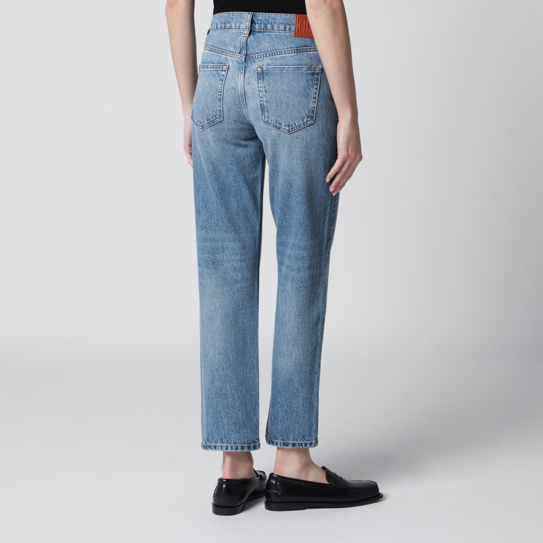 Anine Bing Pants - Light Blue | b41d1f492b3b915b5d7f00bb9a222a9ea396e956
