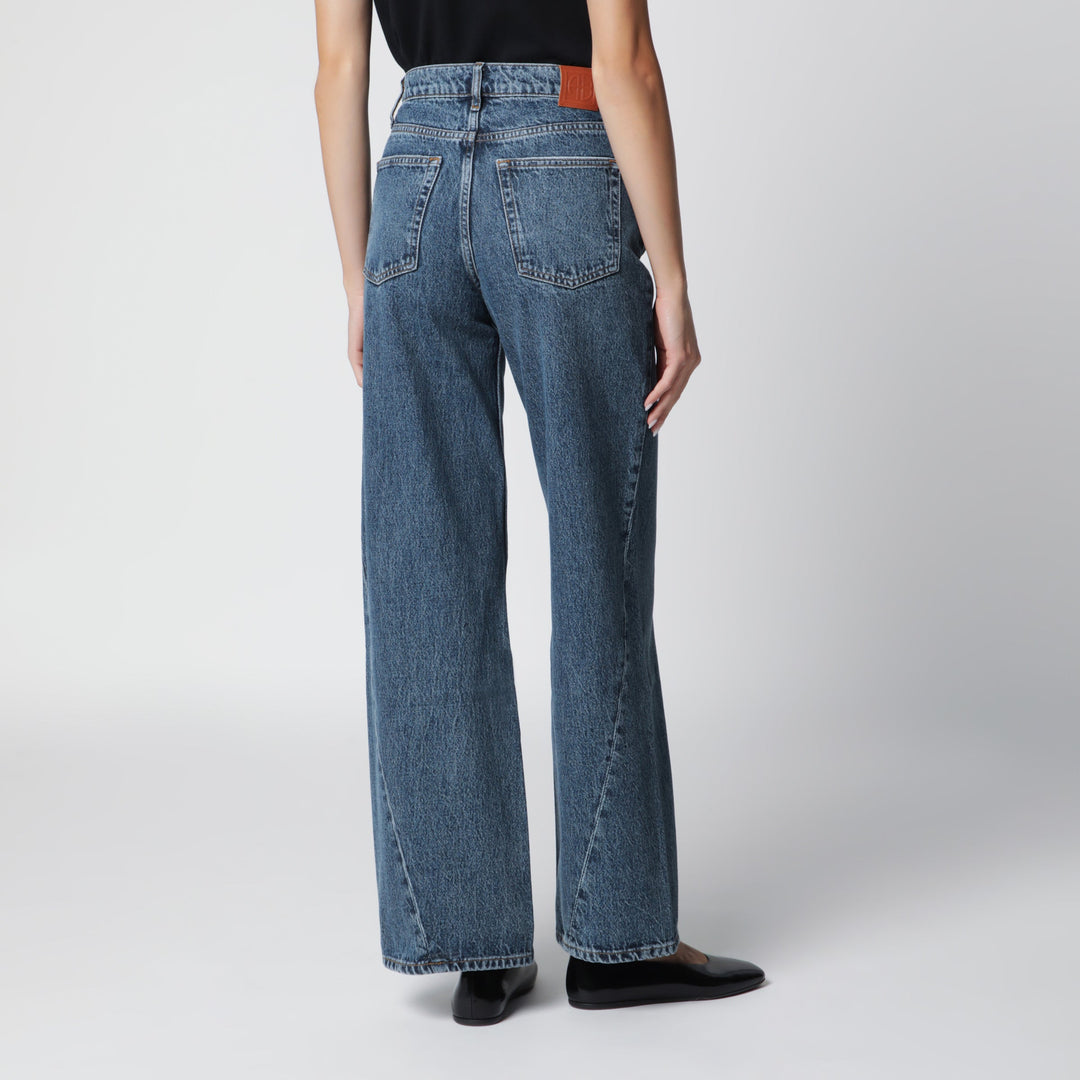 Anine Bing Pants - Blue | 8a3886e118570af92b0b88a5c4da566423a32d03
