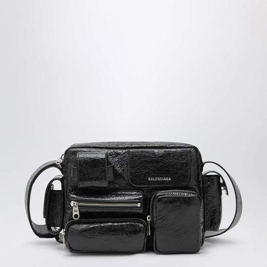 Superbusy Camera Bag In Black Arena Lambskin