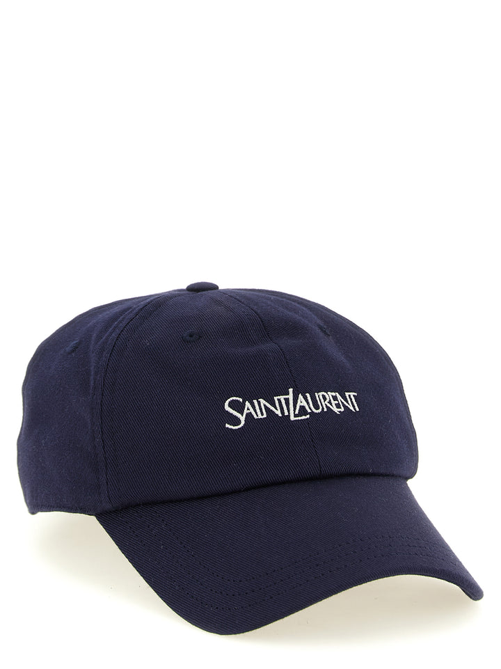 Saint Laurent Saint Laurent Hats - Blue | dc83e56ec1b37f31cd059c9a67e8a475a6eef4f1
