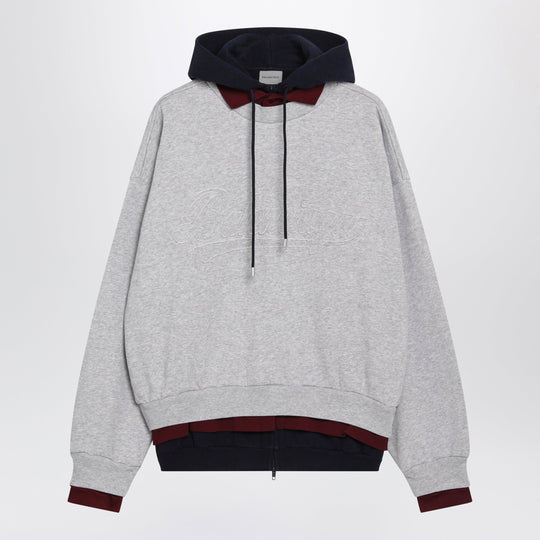Layered Gray Hoodie