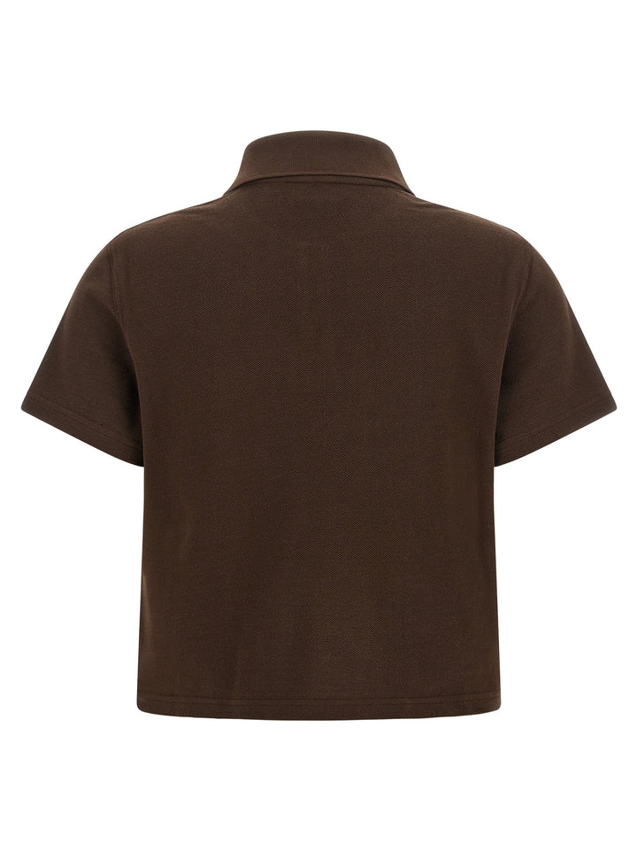 Saint Laurent Cassandre Polo - Brown | 37fae763cfce6f75249a7d17aff7085269ec99ca
