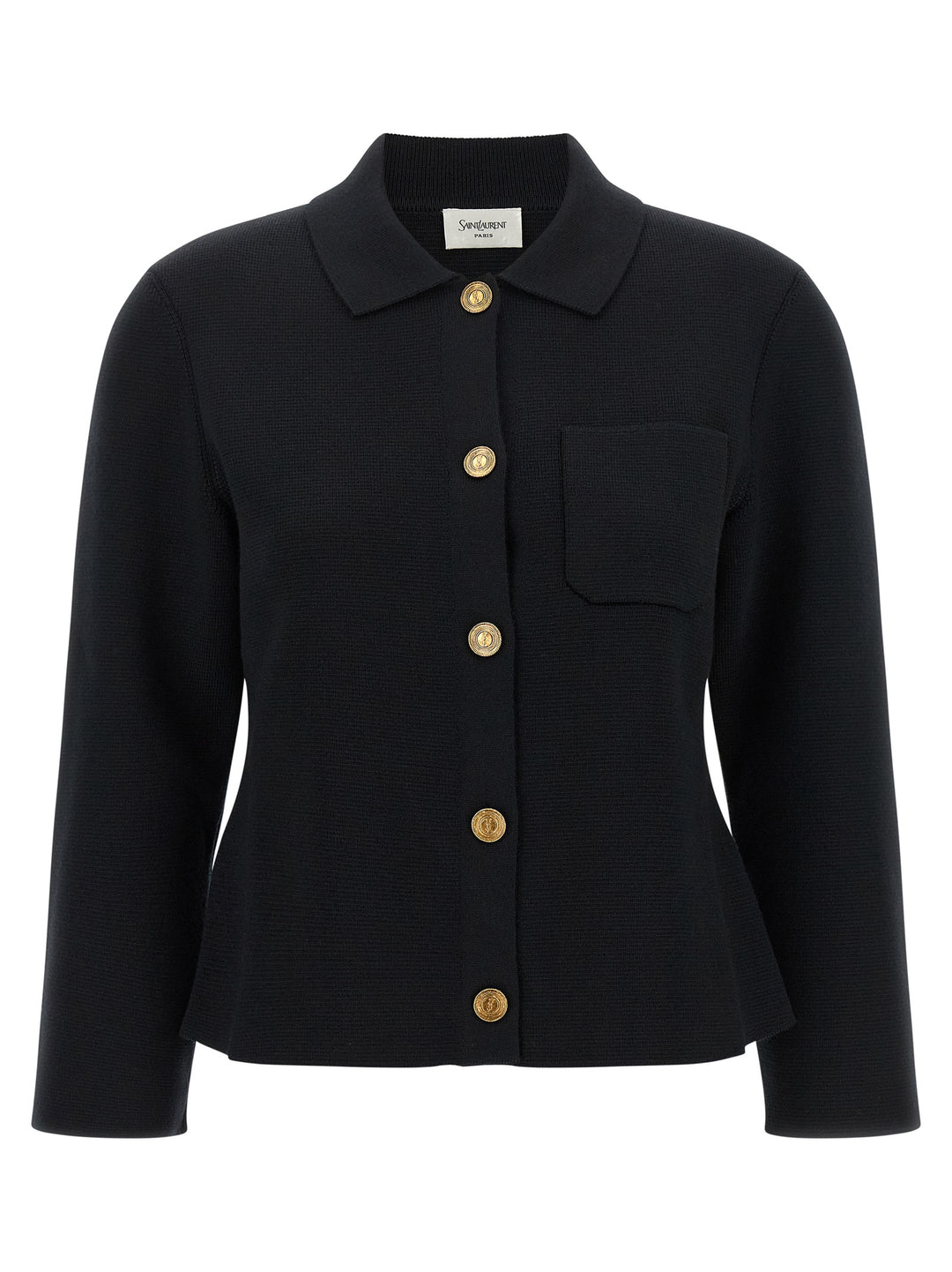 Saint Laurent Cassandre Sweaters and Cardigans - Black | e7b914b58ee322f7cc8aea74e898b2b5dd2fec25