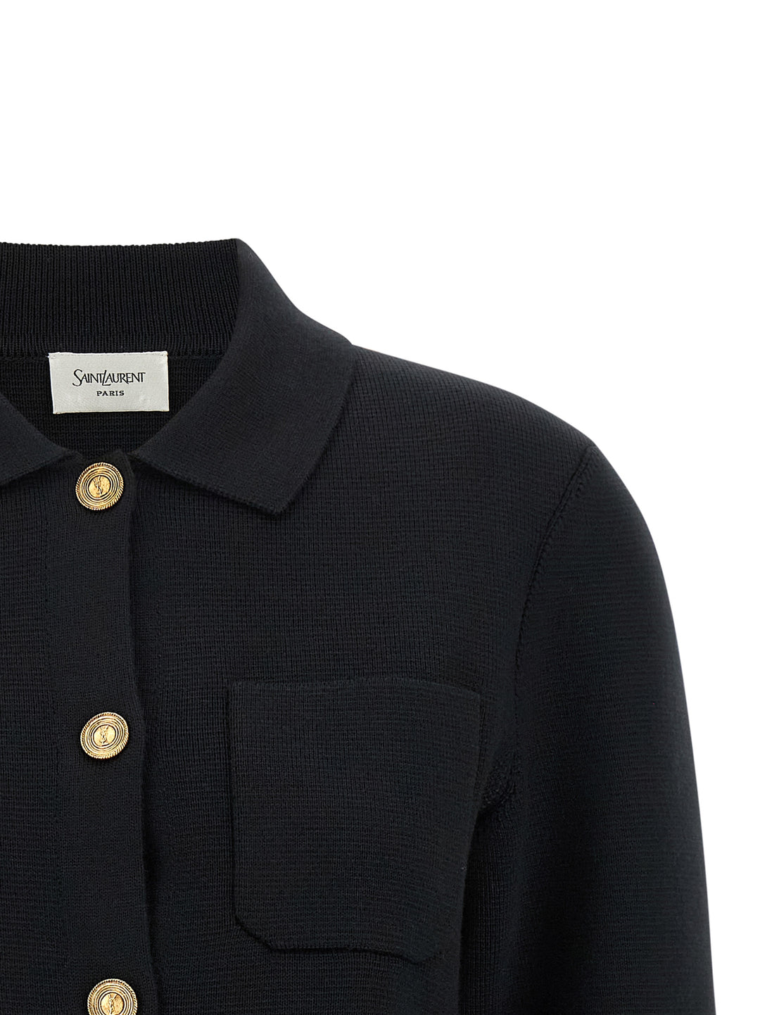 Saint Laurent Cassandre Sweaters and Cardigans - Black | bae79063364162d9e6ba59d6d85c860bac6ea1c3