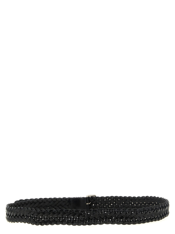 Saint Laurent Cassandre Belts - Black | 7d8d1e5c97a07515869ecc35a9d3f2faf5e7b547