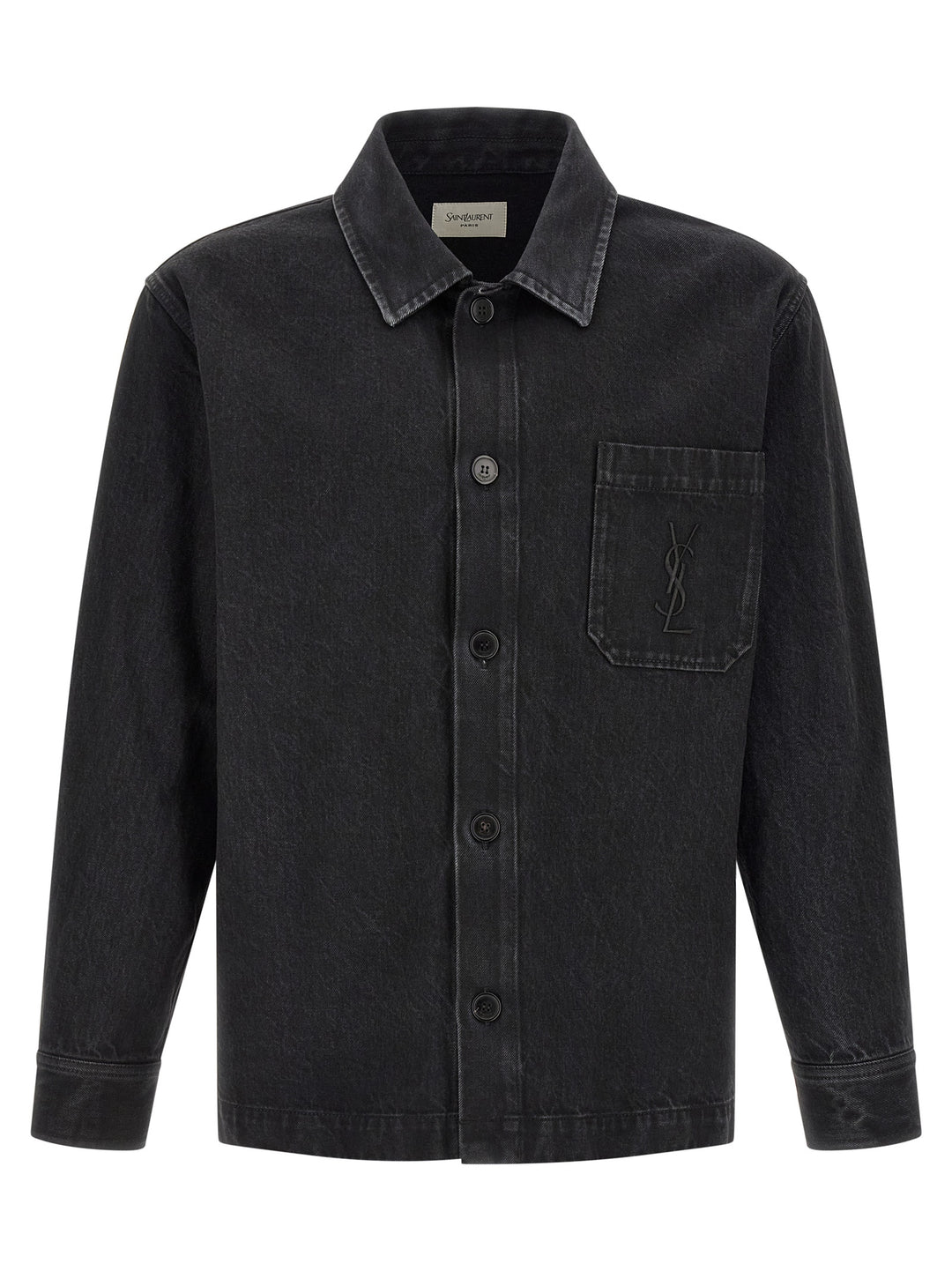 Saint Laurent Cassandre Shirt and Blouse - Black | 3180b8295ad5eff6a23bb376704e51a1e725b382