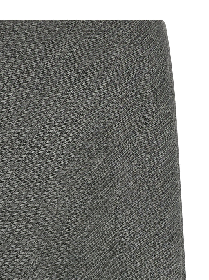 Alberta Ferretti Bell Chevron Skirt Skirts - Gray | 1f4e1a1394313ad805eb223c55fb67d592e1cfce