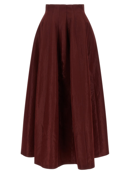 Panel Skirt Skirts Red