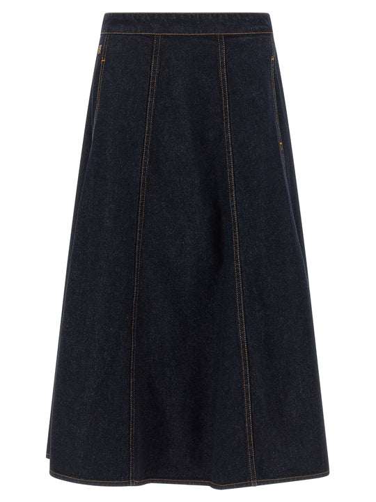 Denim Skirt Skirts Blue