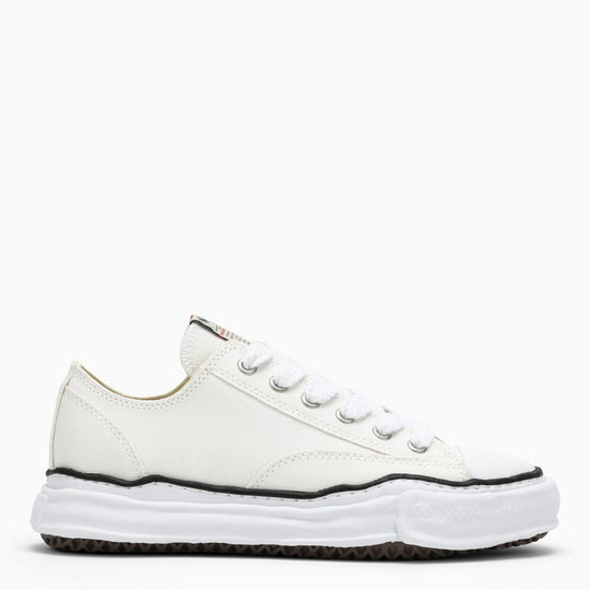 White Peterson Low Sneakers In Canvas