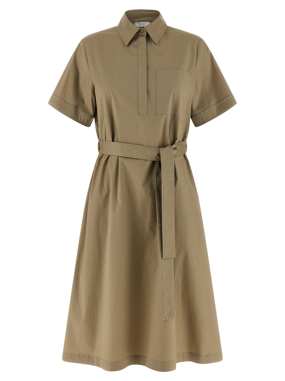 Peserico Chemisier Dress Dresses - Green | 3ad69afad4e2ae03755122f7368294c7ebff888f