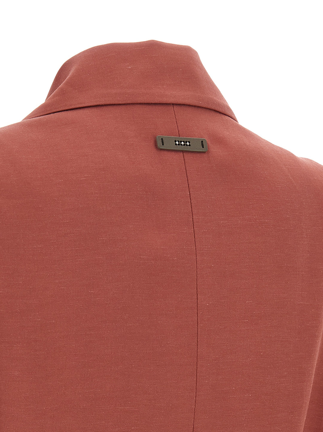 Peserico Linen Viscose Vest Gilet - Red | ee5841673f19f0baddc72dd748f9e3847d7240a9