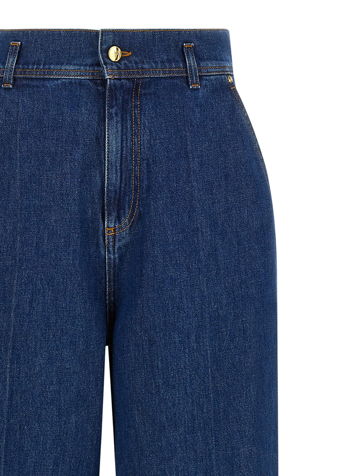 Alberta Ferretti Iriscut Jeans - Blue | 24505e3261a012466f180bdc610ebb8acce6da6e