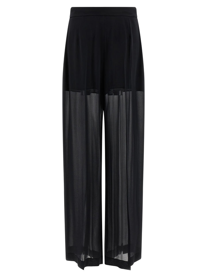 Alberta Ferretti Silk Pants - Black | f8025de24d08472126150d592a8c070fcce6bf53