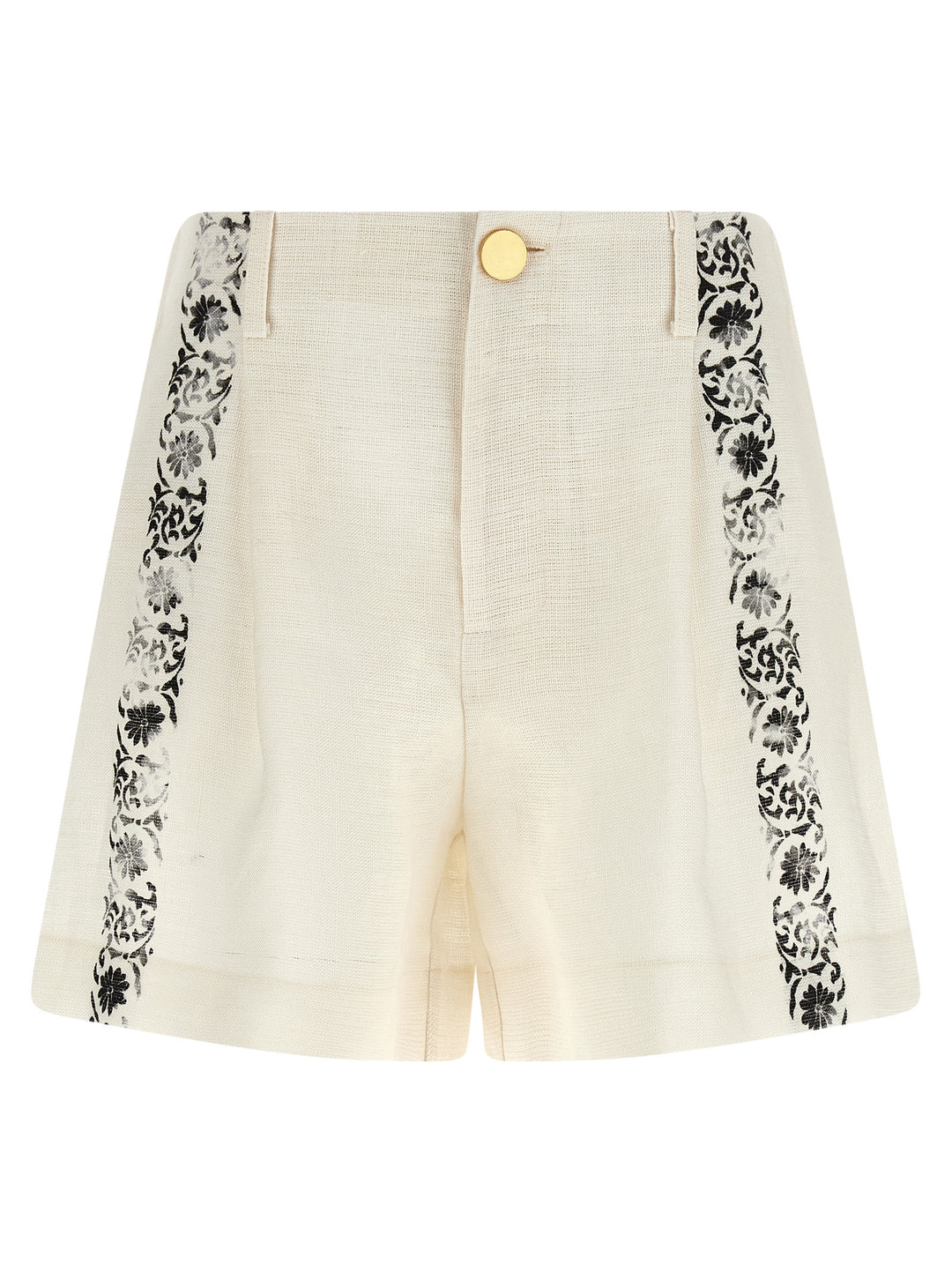 Alberta Ferretti Fortuny Bermuda and Short - White/Black | 613cf4e305ec27fc8dca1d1b8de89a1d443fc0bb