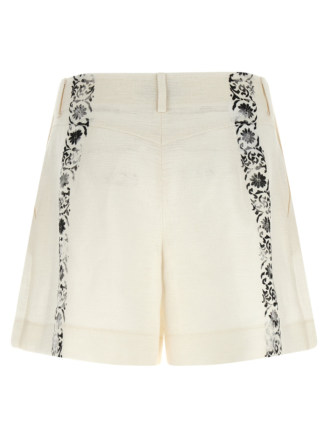 Alberta Ferretti Fortuny Bermuda and Short - White/Black | 0ae1895d0a3709dfaa0b2b146d8105d51f63bbad