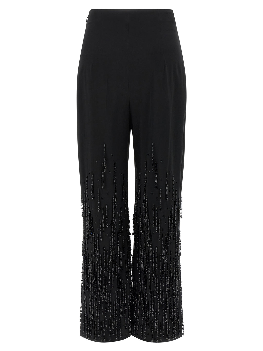 Alberta Ferretti Beaded Pants - Black | 049dae7068370657f13467440732153076f7b3a3