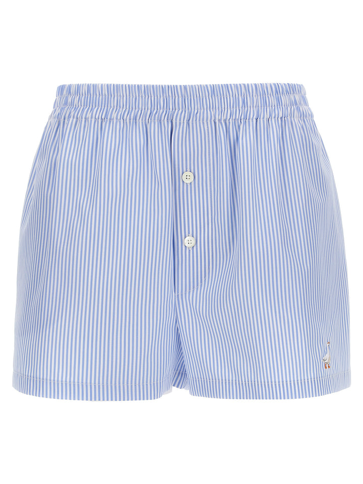 Poplin Shorts Bermuda And Short Light Blue