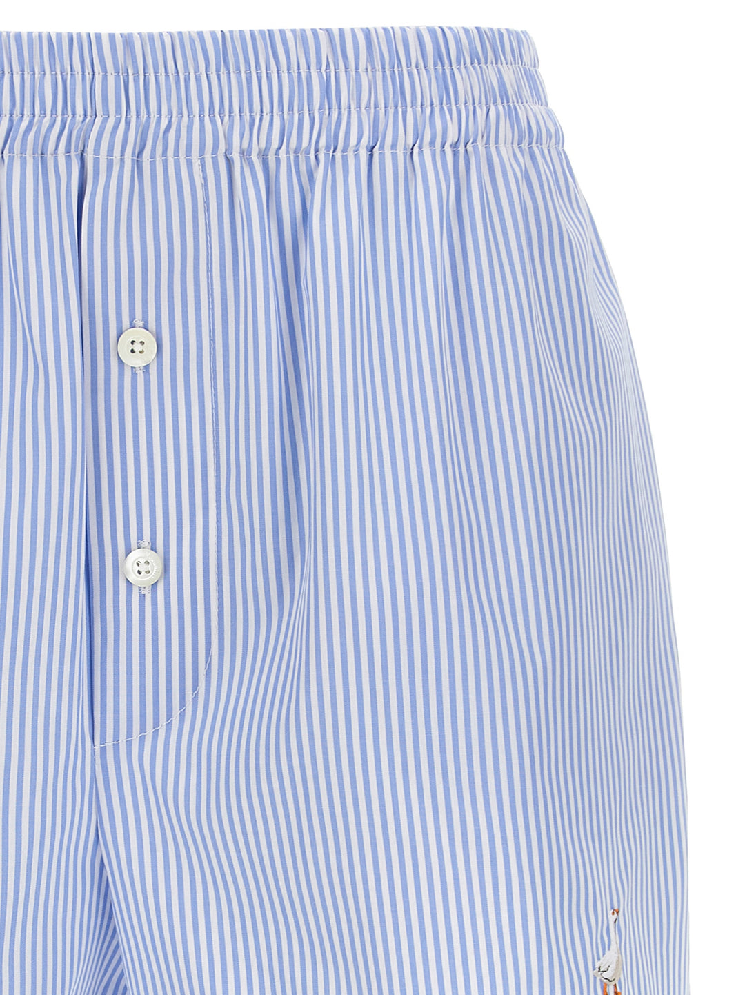 Poplin Shorts Bermuda And Short Light Blue