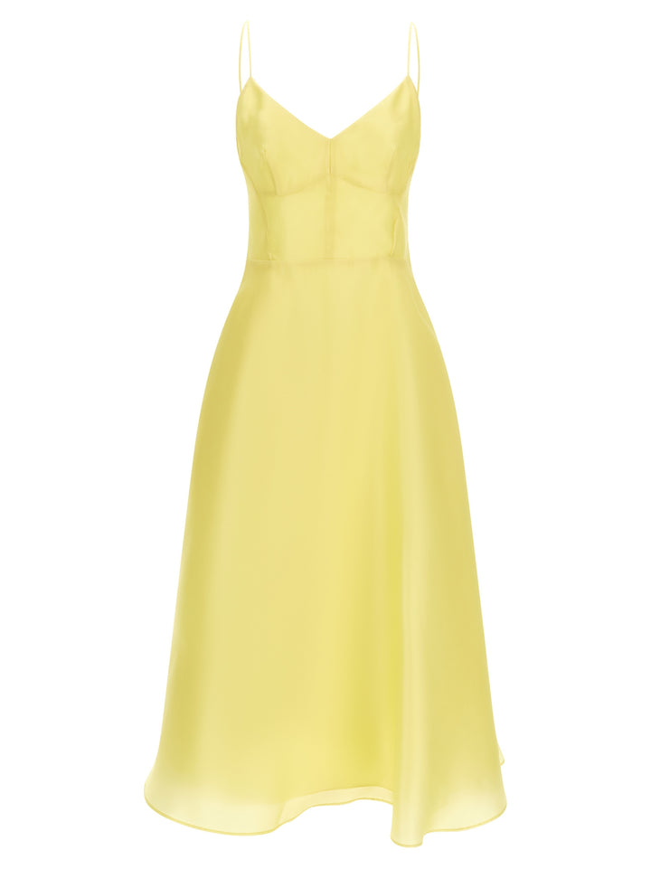 Alberta Ferretti Silk Organza Dress Dresses - Yellow | be60af38f5b5f8d8819e3757922ada029e35dcc1