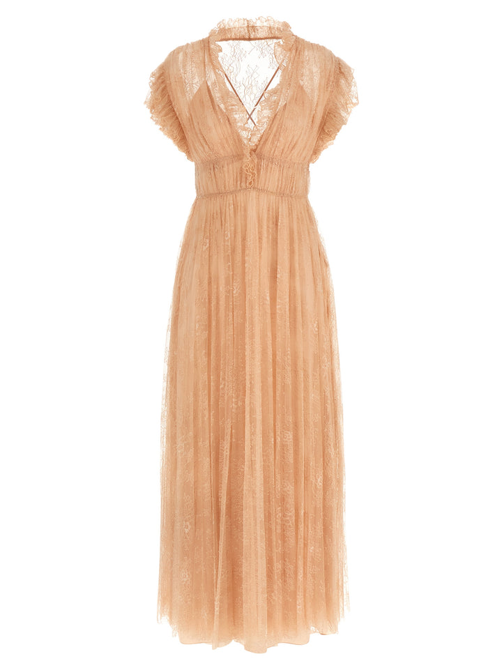 Alberta Ferretti Lace Dress Dresses - Pink | cd82ed1b7df8a3bceecc5f046b681d3f5ef706cf