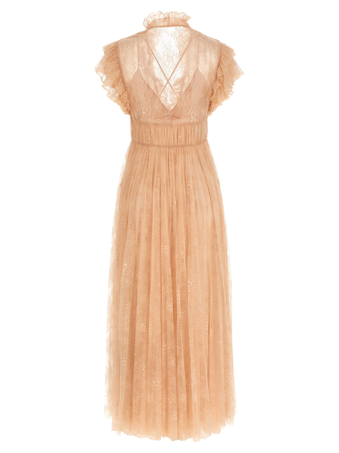 Alberta Ferretti Lace Dress Dresses - Pink | 16f054b40916318f5096f48737392f3f21752221